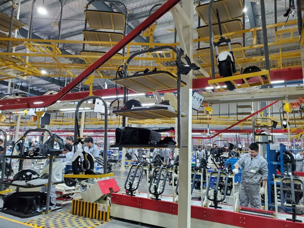 Electric Scooter Assembly line