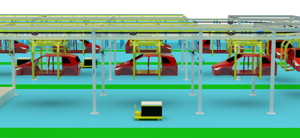 Customization of Electric Vehicle SKD Final Assembly Production Line