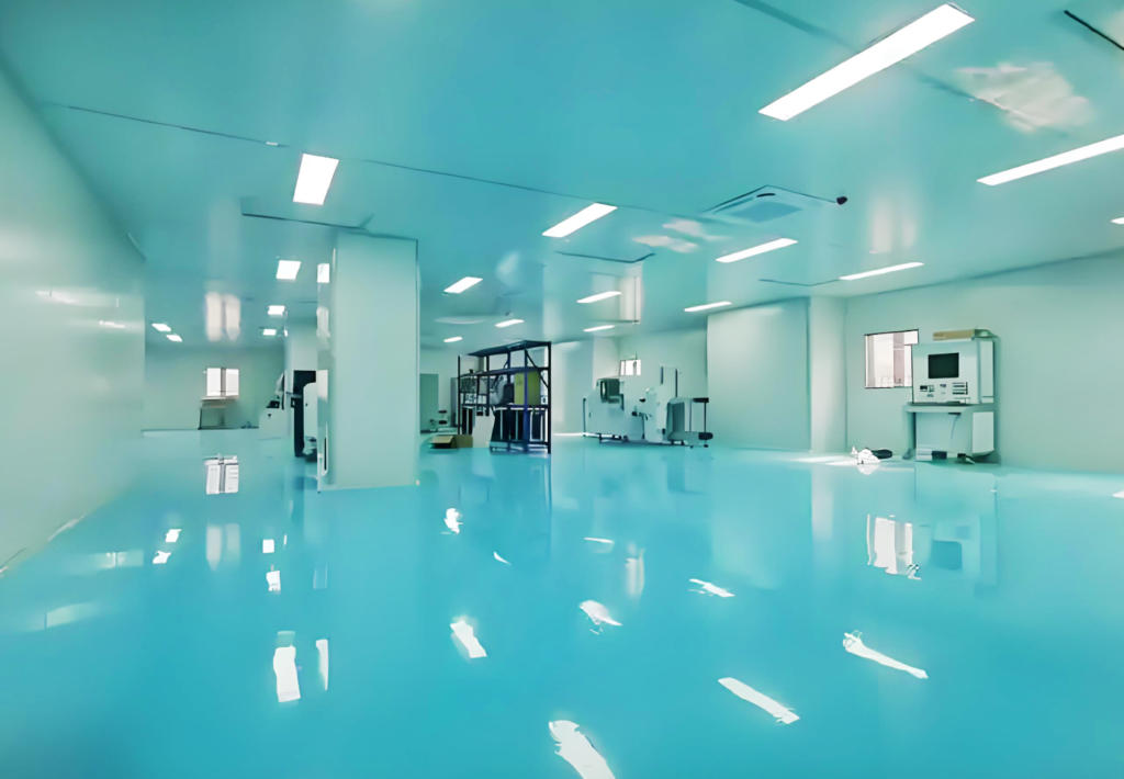 Anti-static constant temperature constant humidity and dust-free cleanroom for production lines