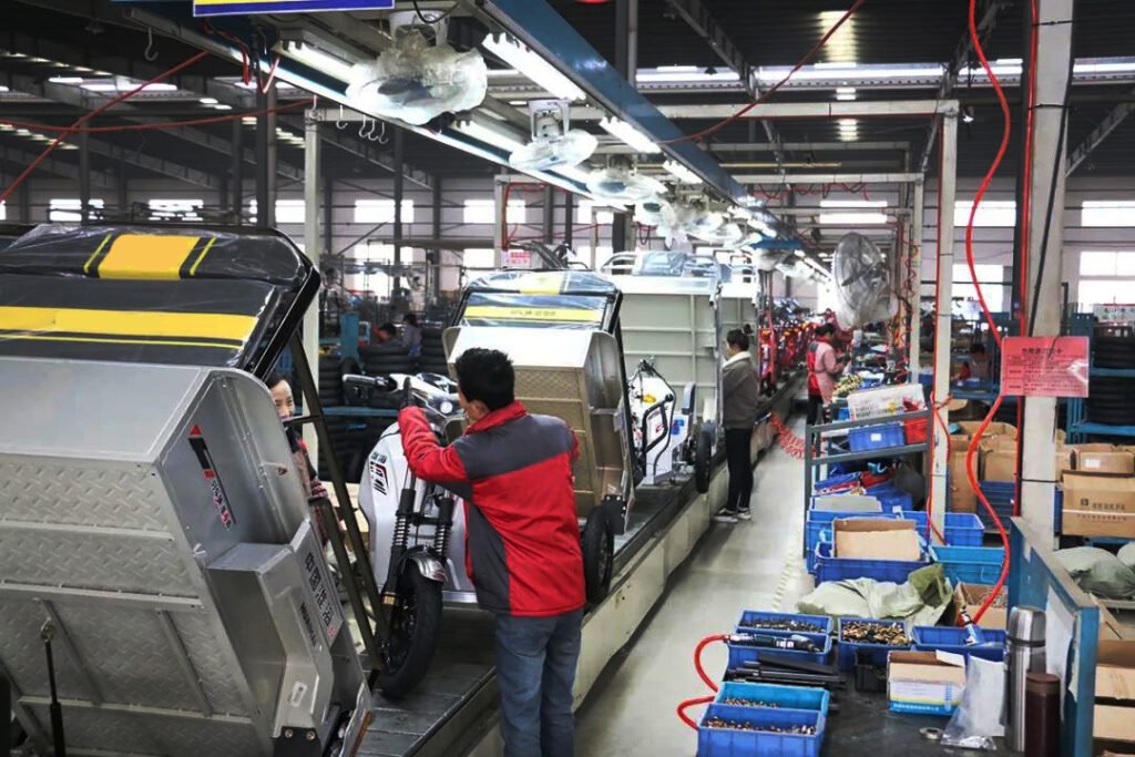Freight Electric Tricycle Assembly Line and Manufacturing Process