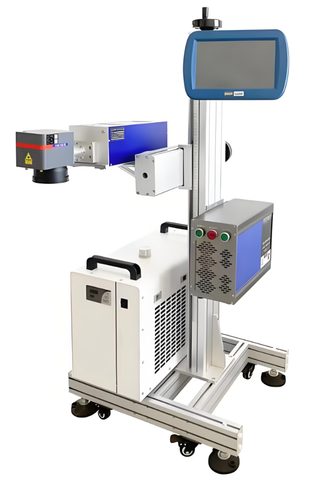 Laser VIN engraving machine for production assembly lines