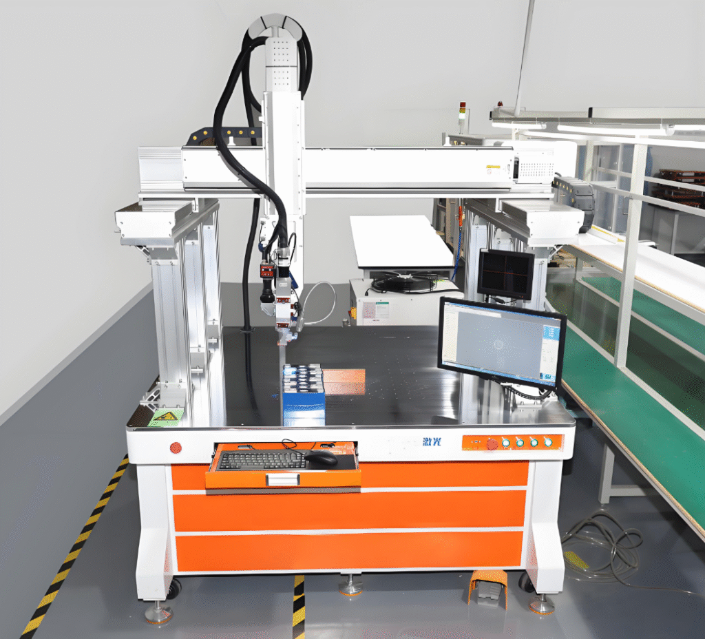 Laser welding equipment for lithium battery assembly lines
