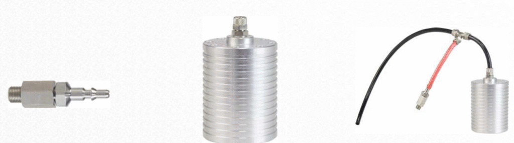 Standard leak orifices and reference tanks for instrument calibration
