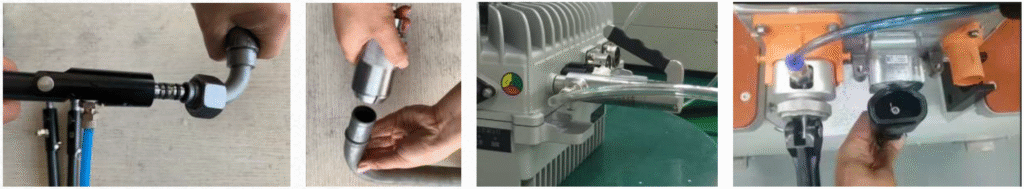 Use cases for airtight quick connectors