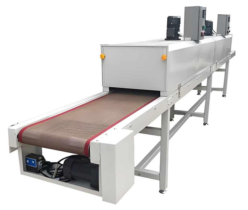 High-temperature resistant tunnel-type heating conveyor line