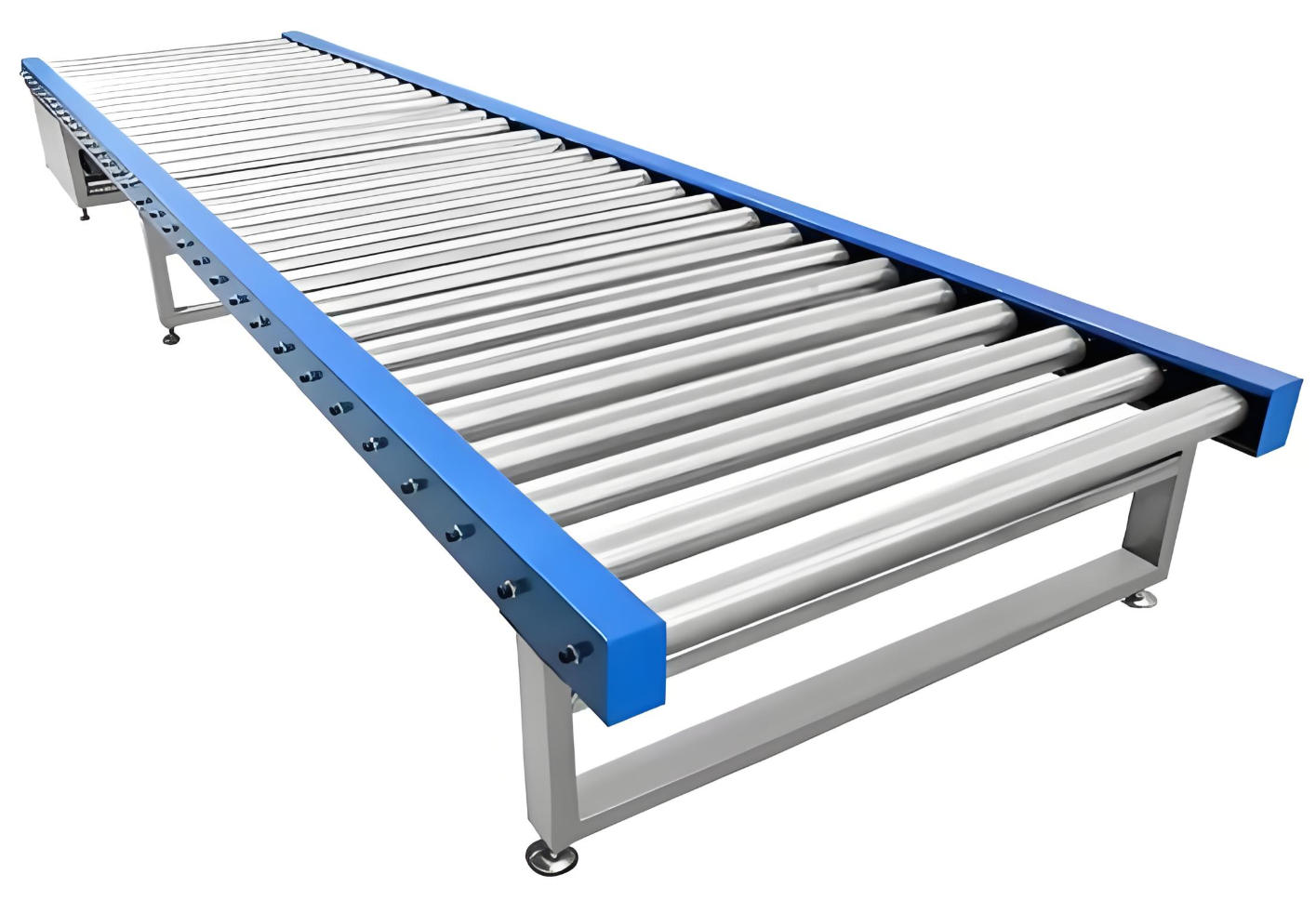 Options and specifications for industrial roller conveyor lines
